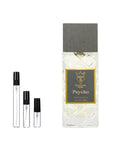 Bujairami Psycho sample – decant naast de volle fles ter herkenning