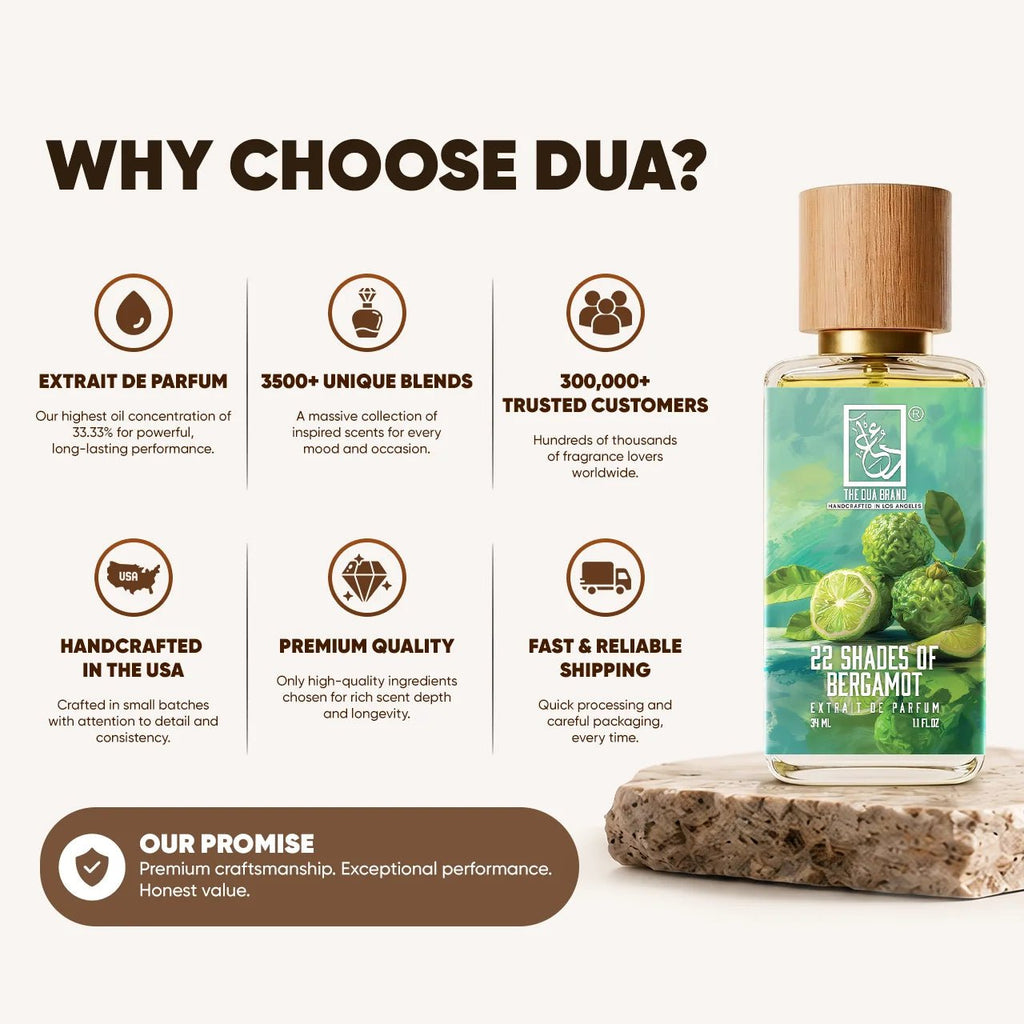 Dua 22 Shades of Bergamot - FragranceGems