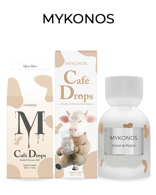 Mykonos Cafe Drops (50ml) – Eaux de Parfum, flacon